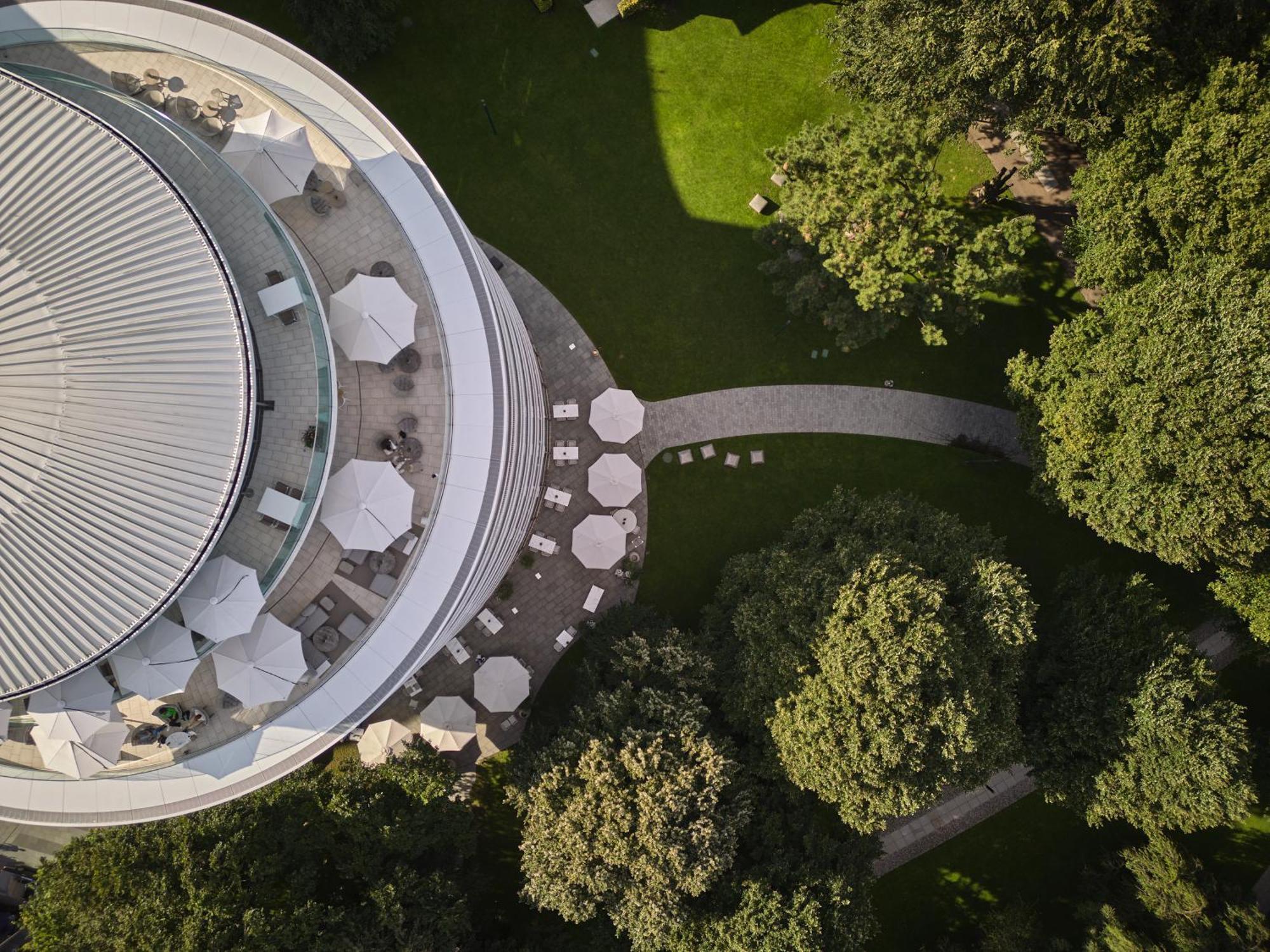 เดอะ ฟงต์แน Hotel ฮัมบูร์ก ภายนอก รูปภาพ Aerial view of the building