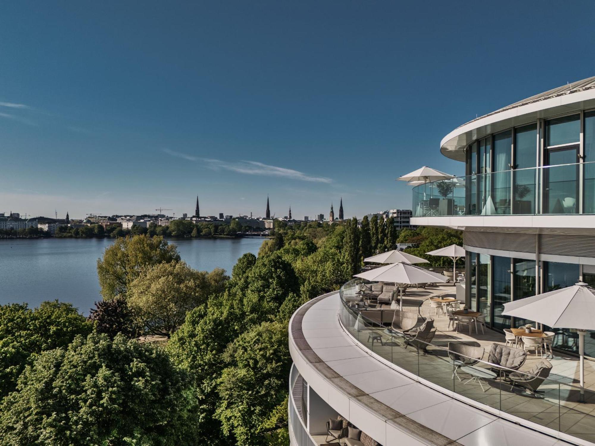 เดอะ ฟงต์แน Hotel ฮัมบูร์ก ภายนอก รูปภาพ The River Terrace