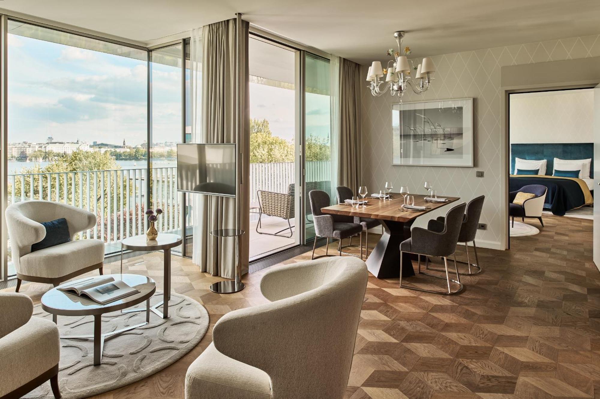 เดอะ ฟงต์แน Hotel ฮัมบูร์ก ภายนอก รูปภาพ Interior of a typical apartment