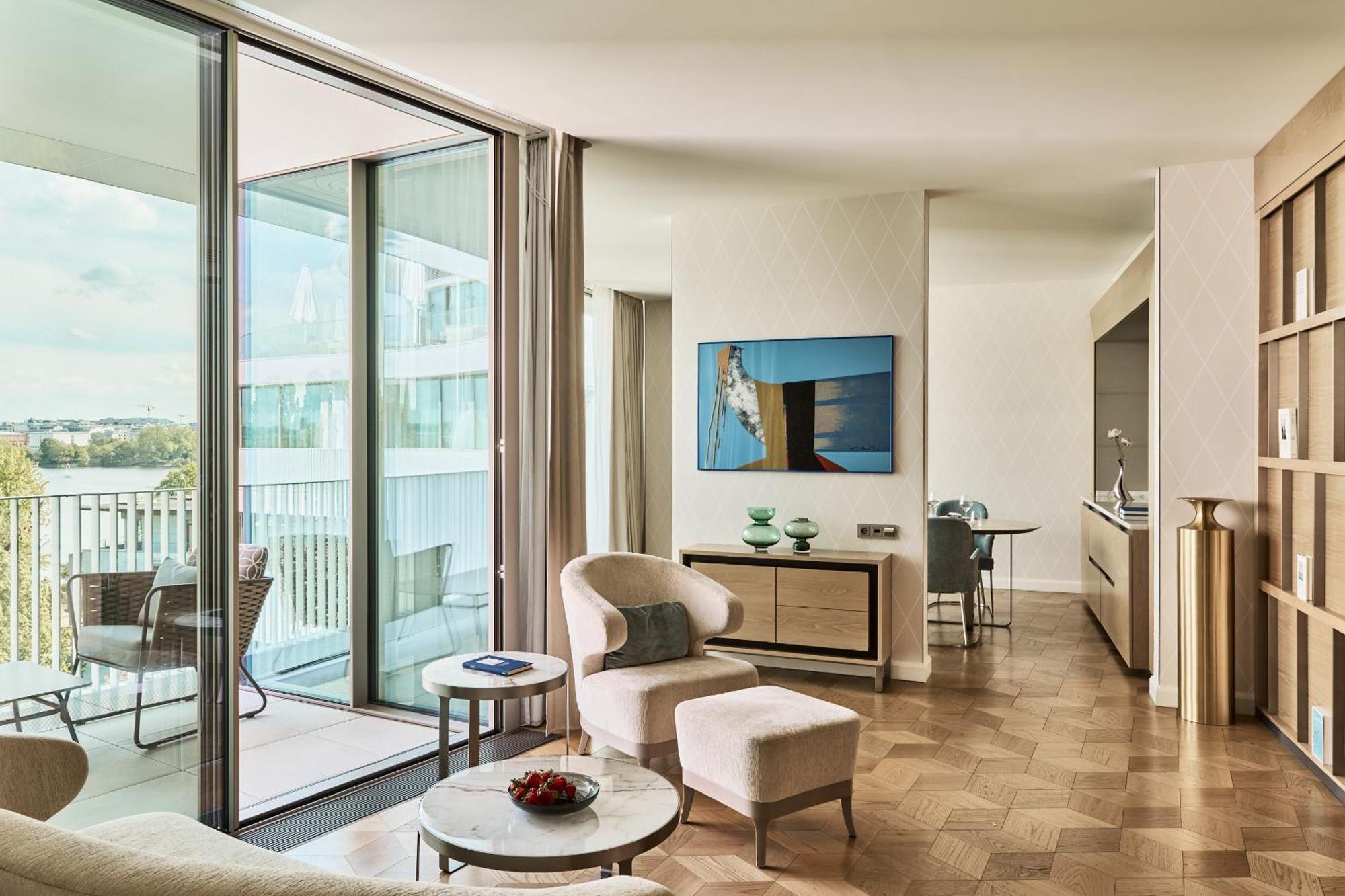 เดอะ ฟงต์แน Hotel ฮัมบูร์ก ภายนอก รูปภาพ Interior of a typical apartment